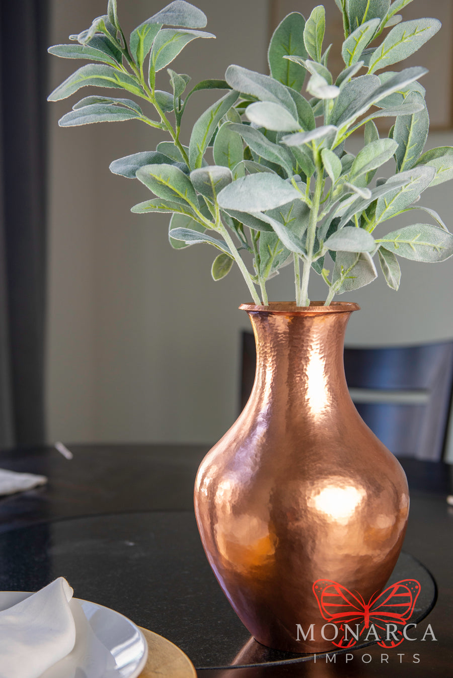 Copper Vase - Hammered Copper - Handmade