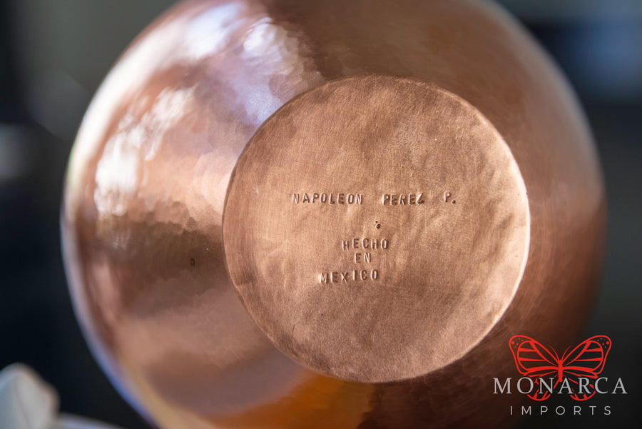 Copper Vase - Hammered Copper - Handmade