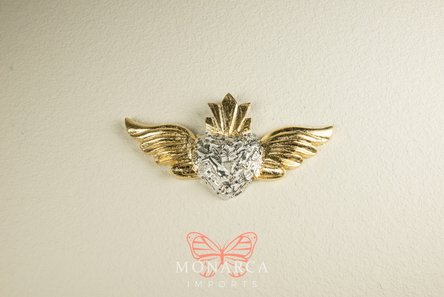 Brass Heart - 7.5x6 - San Miguel de Allende – Monarca Imports LLC